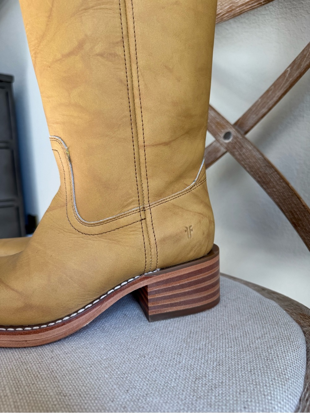 Frye campus 14L wide calf boots banana - Picture 5 of 9